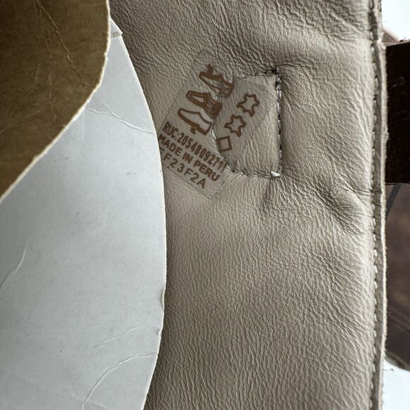 Elephantito Tall Braided Leather Knee High Boots Shoes Brown NWOB Girls Size 13 - Picture 12 of 12